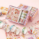 Cute Tape Sticker Gift Box Cartoon Stickers Suit Children's Film Sticker - Show Gadgets